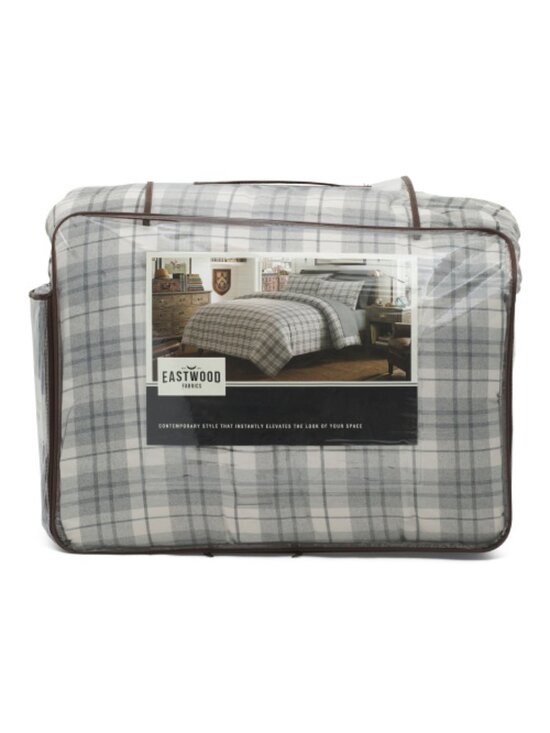 EASTWOOD Other - EASTWOOD Plaid Multipiece Comforter Set